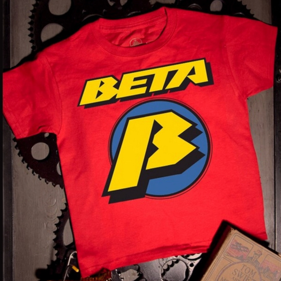 Beta Logo Red Short Sleeve T-Shirt Metro Racing - NEW FAST SHIP - Picture 1 of 4
